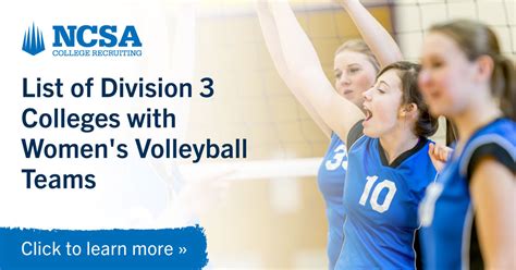 division iii volleyball schools